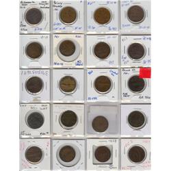 Lot of 40 Breton Pre-confederation Toke