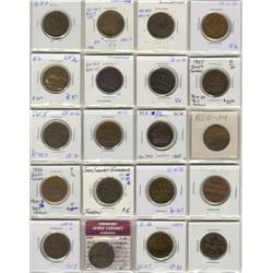 Lot of 40 Breton Pre-confederation Toke