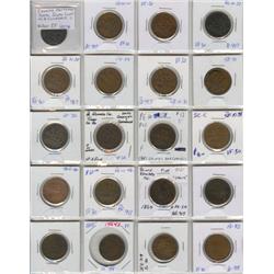 Lot of 40 Breton Pre-confederation Toke