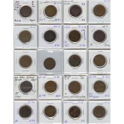 Lot of 40 Breton Pre-confederation Toke