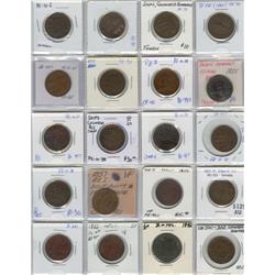 Lot of 20 Breton Pre-confederation Toke