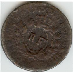 Sou 1767-A French Colonies, RF counters