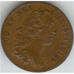 Breton 515, Franco-American Jeton, 1755