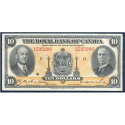 The Royal Bank of Canada; $10.00 1935