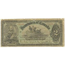 Dominion of Canada; $2.00 1897, DC-14b