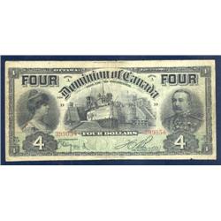 Dominion of Canada; $4.00 1902, DC-17b