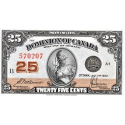 Dominion of Canada; $0.25 1923, DC-24c