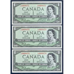 $1.00 1954 Devils Face, Original UNC, B