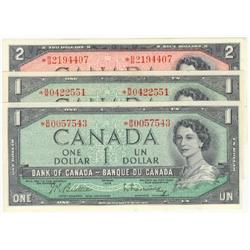 $1.00 1954 repl, BC-37bA-i, + BC-38bA, 