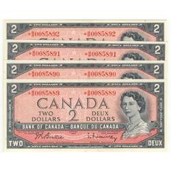 $2.00 1954 replacement, BC-38bA, 4 Cons