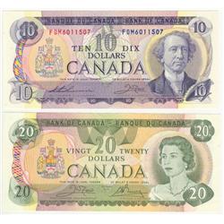 $10.00 1971 BC-49c, $20.00 1979 BC-54b-