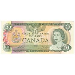 $20.00 1979 with printing error, BC-54c