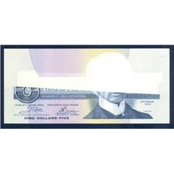 $5.00 1986, BC-56a-i, UNC Printing Erro