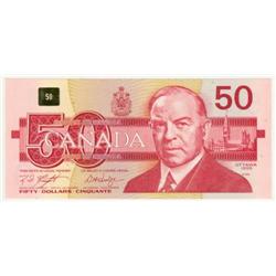 $50.00 4 digit radar note 1988, BC-59d,