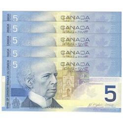 $5.00 insert 2004, BC-62bA, Gem UNC, 5 