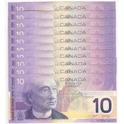 $10.00 2002, BC-63b, Gem UNC, 10 cons F