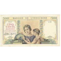France, Indo-China, 500 Piastres, 1932-