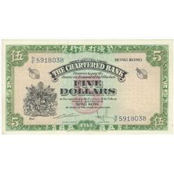 The Chartered Bank, 5 dollars, issue 19