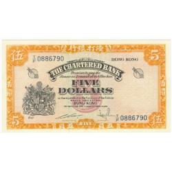 The Chartered Bank, 5 dollars, issue 19