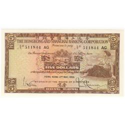 Hong Kong & Shanghai Bank Corp, 5 dolla