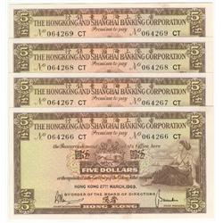 Hong Kong & Shanghai Bank Corp, 4 cons 