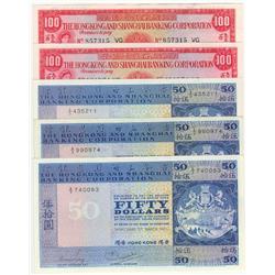 Hong Kong & Shanghai Bank Corp, 3 x $50