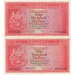 Hong Kong & Shanghai Bank Corp, $100 19