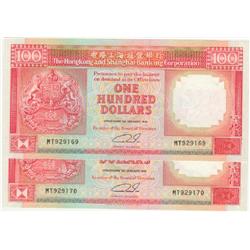 Hong Kong & Shanghai Bank Corp,2 cons $