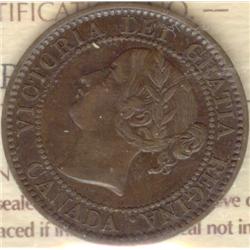 1 Large Cent 1859, ICCS EF-40; Wide 9/8