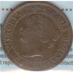 1 Large Cent 1859, CCCS F-12; N9, DP 9 