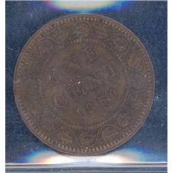 1 Large Cent 1859, ICCS EF-40; N9, DP 9