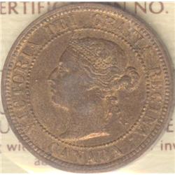 1 Large Cent 1887, ICCS MS-63 R&B
