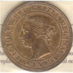 1 Large Cent 1888, ICCS certified MS-63