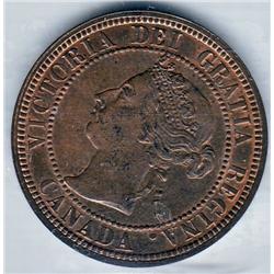 1 Large Cent 1890H, ICCS certified MS-6