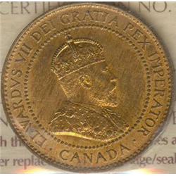 1 Large Cent 1908, ICCS certified MS-64