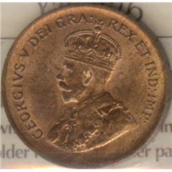 1 Small Cent 1928, ICCS certified MS-63