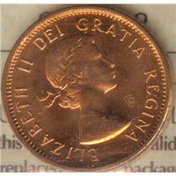 1 Small Cent 1963, ICCS certified MS-65