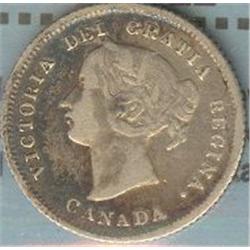 5 Cents 1875H CCCS VF-20, Small Date, 5