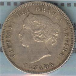5 Cents 1883H, CCCS certified EF-40