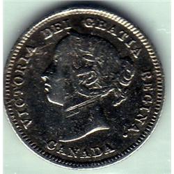 5 Cents 1884 CCCS F-15, Near 4, Pointed