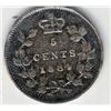 Image 2 : 5 Cents 1884 CCCS F-15, Near 4, Pointed