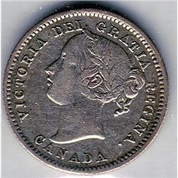 10 Cents 1858 CCCS VF-20; Last 8 Double