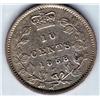 Image 2 : 10 Cents 1858 CCCS VF-20; Last 8 Double