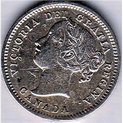 10 Cents 1858 CCCS certified VF-30