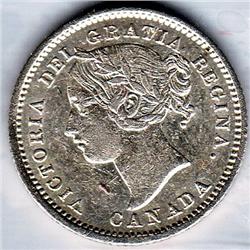 10 Cents 1871 ICCS certified EF-45