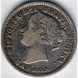 10 Cents 1872H CCCS VG-10; 2 Over 2