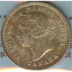 10 Cents 1880H CCCS MS-63; Obverse # 1