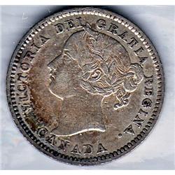 10 Cents 1882H ICCS certified VF-30