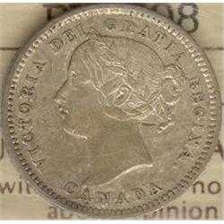 10 Cents 1892 ICCS certified VF-30; 2/1