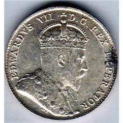 10 Cents 1902 CCCS certified AU-55